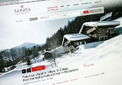 В «Orange» разработали сайт швейцарской компании «Sander Estates AG»