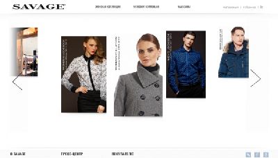 Агентство «Red Graphic» разработало сайт бренда одежды «Savage»