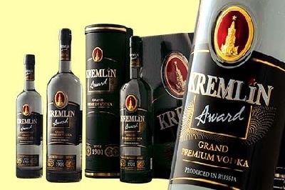 Агентство «IPPON design» разработало дизайн упаковки водки «Kremlin Award»