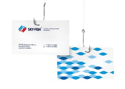 Агентство «FRONT:DESIGN» разработало элементы бренд-комплекса компании «Sky-Fish»