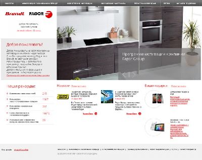 Агентство «Кукумбер» разработало сайт мотивации продаж в России для компании «Fagor Brandt»