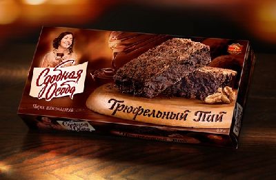 Агентство «RUNWAY BRANDING» провело рестайлинг шоколадного пирога «Трюфельный пай»