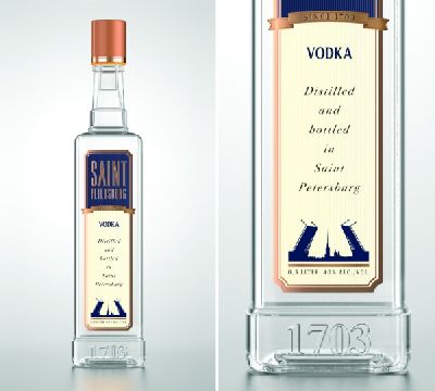 В «Lelikov &amp;amp; Partners Brand Bureau» разработали новый фирменный стиль водки «Saint Petersburg»