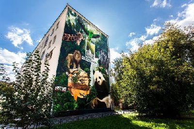 «Viasat», «Deltaplan» и «Streetart» раскрасили Екатеринбург