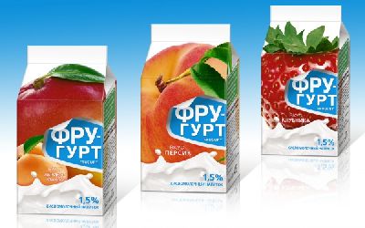 «IPPON design» провела ребрендинг ТМ и  упаковки молочной продукции «ФРУГУРТ» для компании «Вимм-Билль-Данн»
