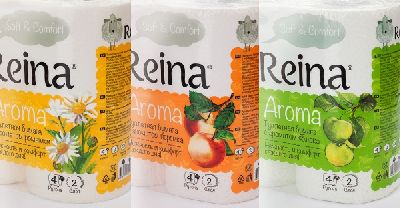 Брендинговое агентство «Viewpoint» разработало новую торговую марку гигиенических бумажных изделий Reina