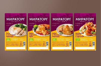 Brand Expert «Остров Свободы» провел рестайлинг упаковки охлажденного мяса птицы «Мираторг»