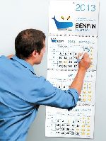 Брендинговое агентство «Golden Marrow» разработало дизайн квартального календаря для страхового брокера «BENFIN» (26.11.2013)