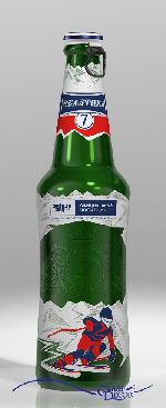 «ГЛАСС ДЕКОР» провел декорирование бутылок для пивоваренной компании «Балтика»